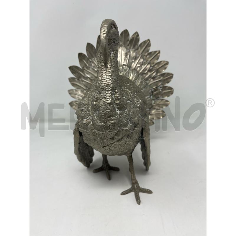 TACCHINO METALLO LAVORATO ANNI 70 | Mercatino dell'Usato Roma cinecitta' 2