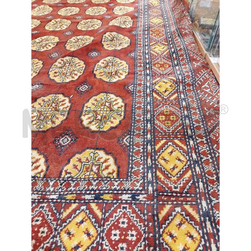 TAPPETO GRANDE PERSIANO TONI DEL ROSSO 378*300 | Mercatino dell'Usato Roma cinecitta' 2