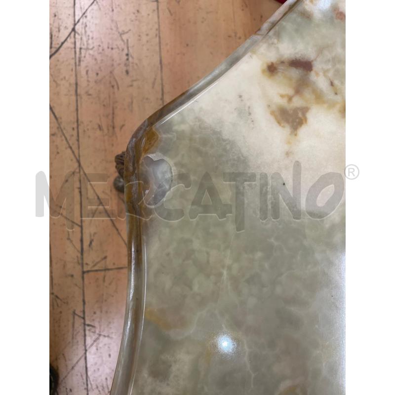 TAVOLINO OTTONE PIANO ONICE | Mercatino dell'Usato Roma cinecitta' 2