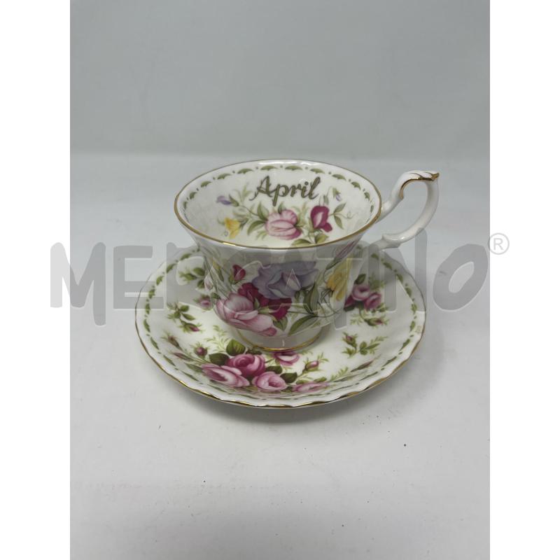 TAZZA TÈ ROYAL ALBERT APRIL  | Mercatino dell'Usato Roma cinecitta' 1