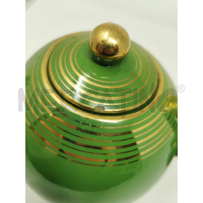 TEIERA + LATTIERA GINORI VERDE GIRO ORO | Mercatino dell'Usato Roma cinecitta' 4