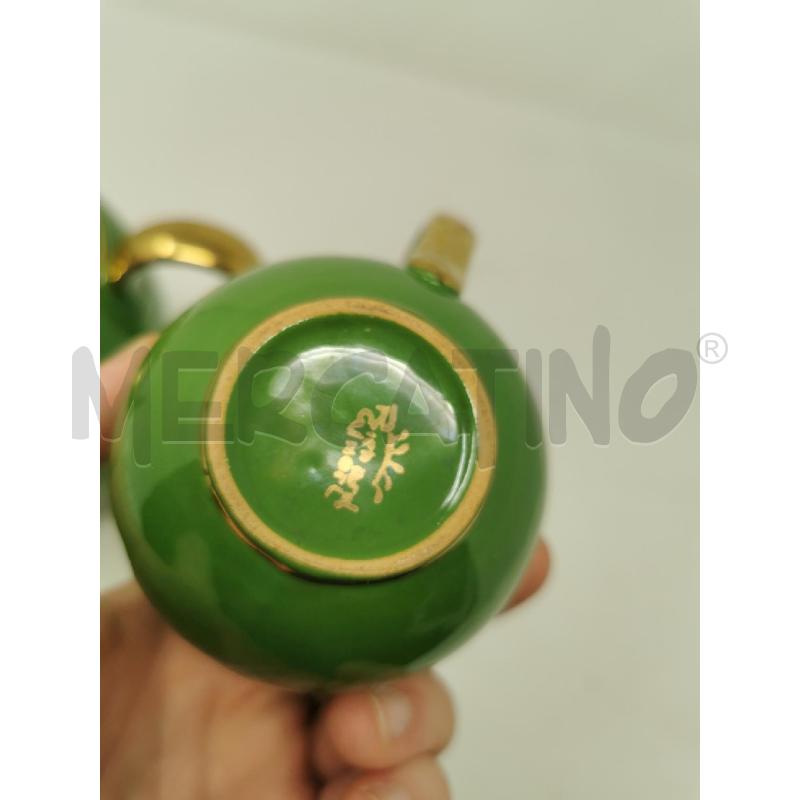TEIERA + LATTIERA GINORI VERDE GIRO ORO | Mercatino dell'Usato Roma cinecitta' 5
