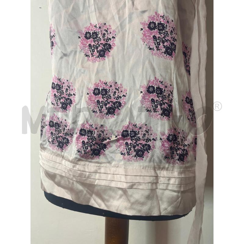 TOP SCERVINO ROSA MONOSPALLA FIORI SETA | Mercatino dell'Usato Roma cinecitta' 3