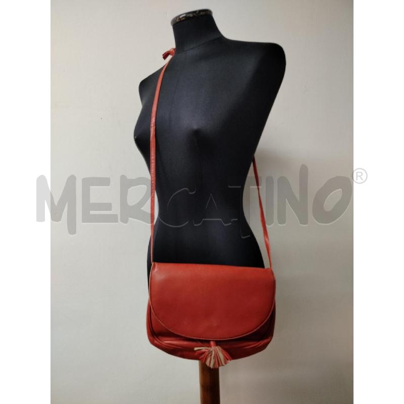 TRACOLLA DONNA BOTTEGA VENETA ROSSA PELLE NAPPA | Mercatino dell'Usato Roma cinecitta' 1