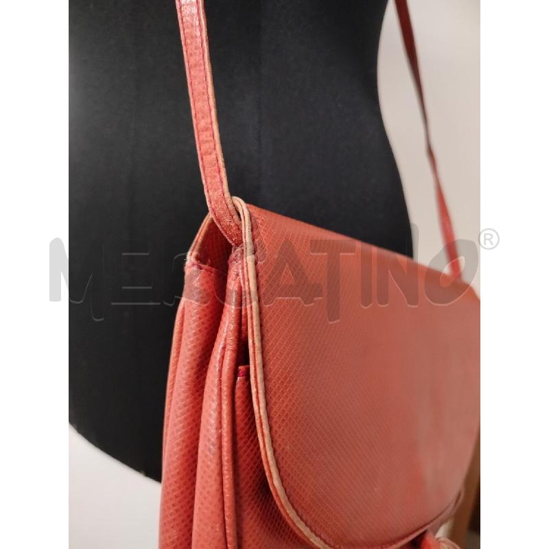 TRACOLLA DONNA BOTTEGA VENETA ROSSA PELLE NAPPA | Mercatino dell'Usato Roma cinecitta' 4