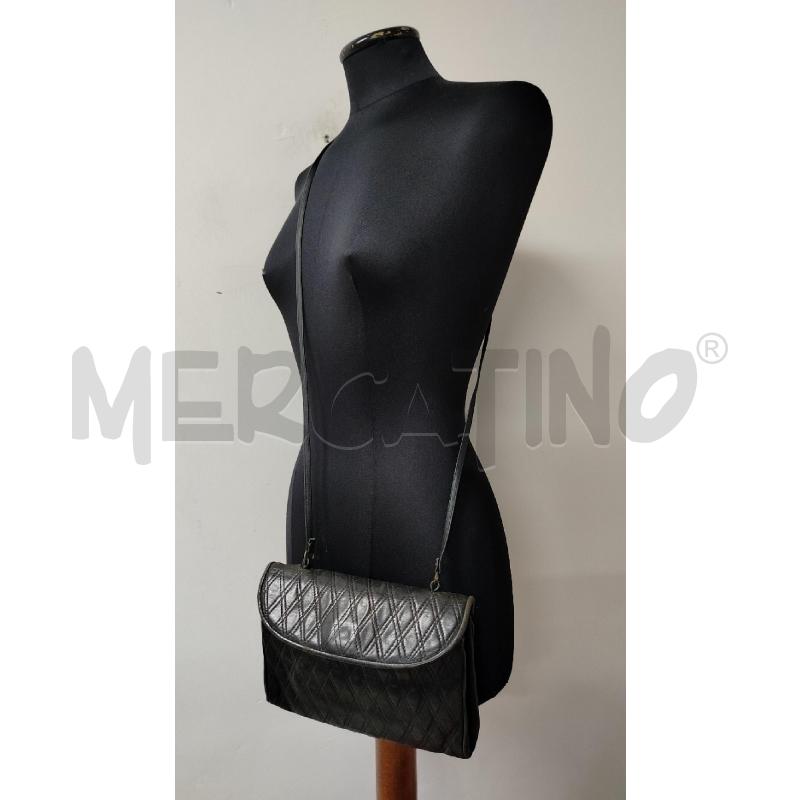 TRACOLLA DONNA FENDI NERA ROMBI VINTAGE | Mercatino dell'Usato Roma cinecitta' 1
