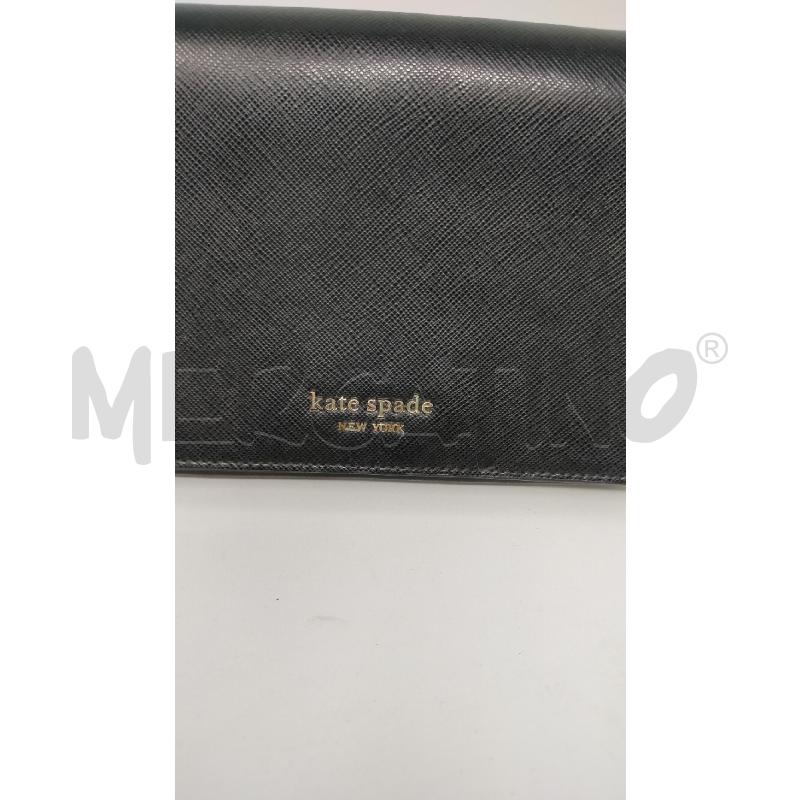 TRACOLLA DONNA KATE SPADE NERA PELLE CATENA | Mercatino dell'Usato Roma cinecitta' 2
