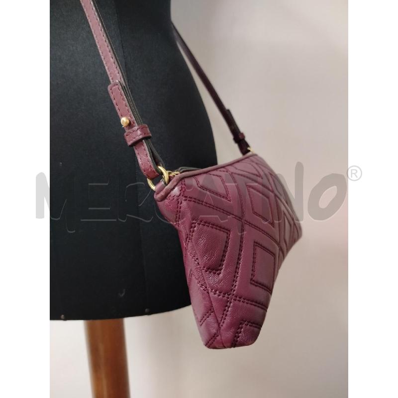TRACOLLA DONNA TORY BURCH BORDEAUX LOGO DOR | Mercatino dell'Usato Roma cinecitta' 3