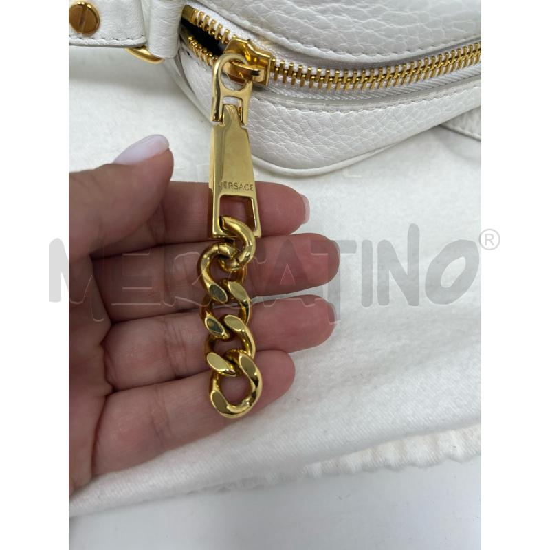 TRACOLLA DONNA VERSACE PELLE BIANCA TESTA MEDUSA | Mercatino dell'Usato Roma cinecitta' 3