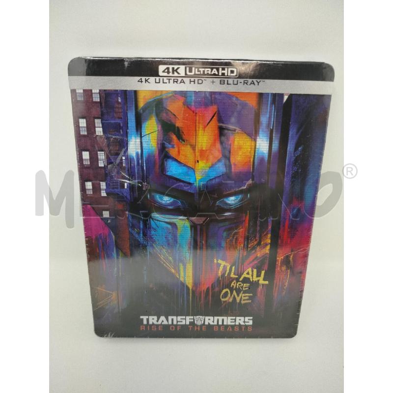 TRANSFORMERS RISE OF THE BEASTS STEELBOOK 4K BLURAY  | Mercatino dell'Usato Roma cinecitta' 1