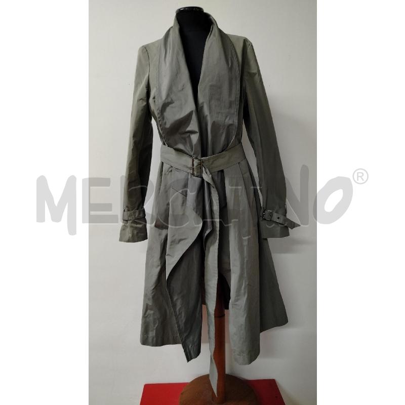 TRENCH DONNA MAX MARA GRIGIO PERLA CINTA | Mercatino dell'Usato Roma cinecitta' 1