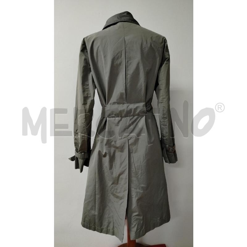 TRENCH DONNA MAX MARA GRIGIO PERLA CINTA | Mercatino dell'Usato Roma cinecitta' 2
