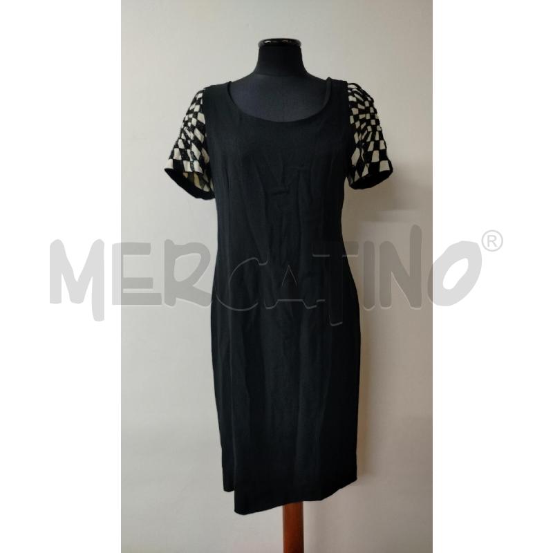 TUBINO DONNA GIANNI VERSACE VERSATILE NERO SPALLINE PERLINE SCACCHIERA | Mercatino dell'Usato Roma cinecitta' 1