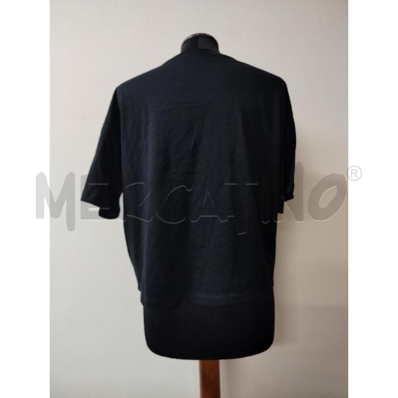 T SHIRT DONNA SANDRO NERA FIORI PAISLEY | Mercatino dell'Usato Roma cinecitta' 2
