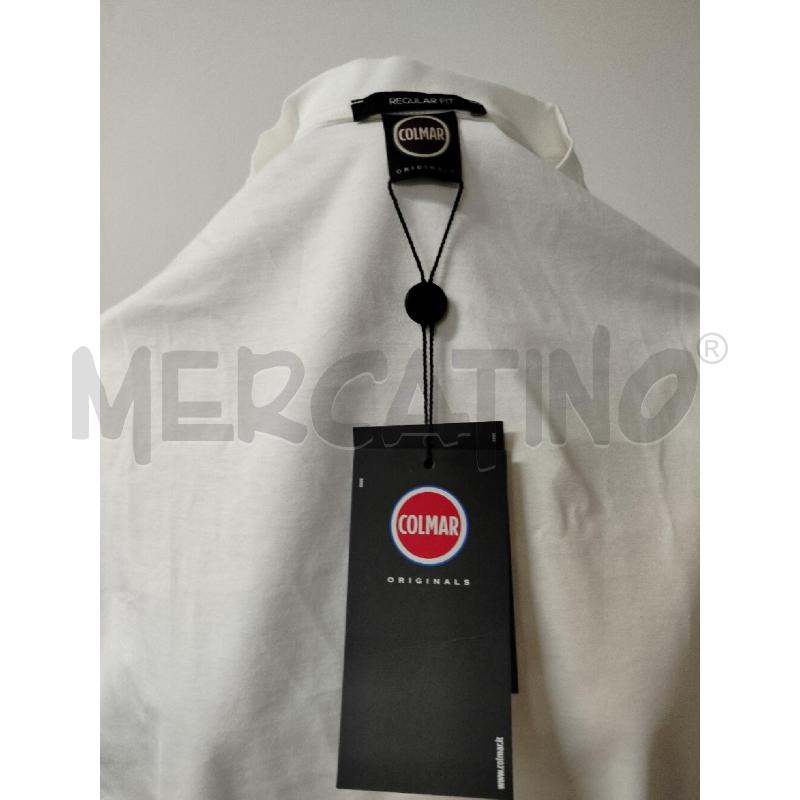 T SHIRT UOMO COLMAR BIANCA LOGO MANICA | Mercatino dell'Usato Roma cinecitta' 3