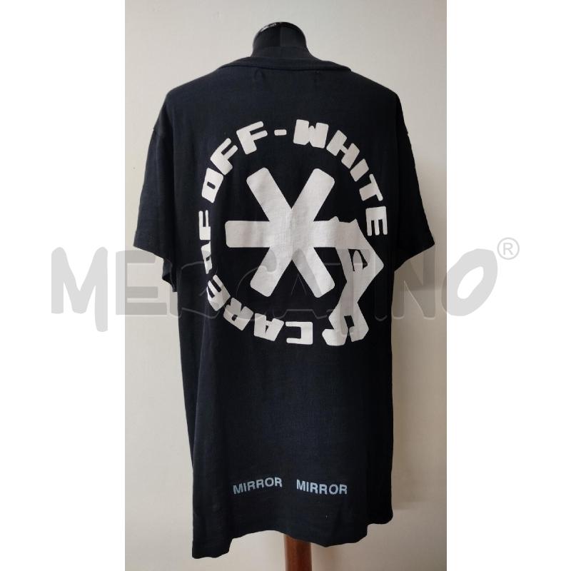 T SHIRT UOMO OFF-WHITE NERA LOGO BIANCO SCHIENA | Mercatino dell'Usato Roma cinecitta' 2