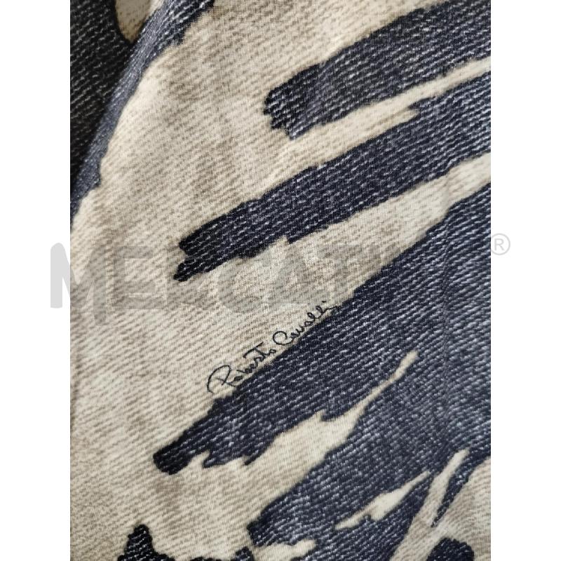 T SHIRT UOMO ROBERTO CAVALLI BEIGE UCCELLO NERO GRIGIO | Mercatino dell'Usato Roma cinecitta' 3