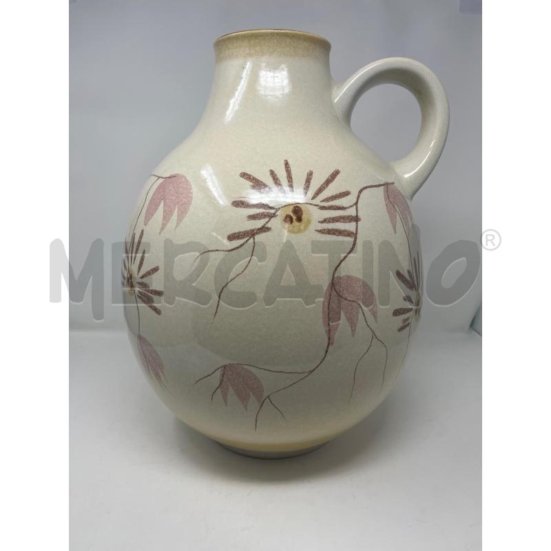 VASO GERMANY MANICO BEIGE FIORI STILIZZATI | Mercatino dell'Usato Roma cinecitta' 1