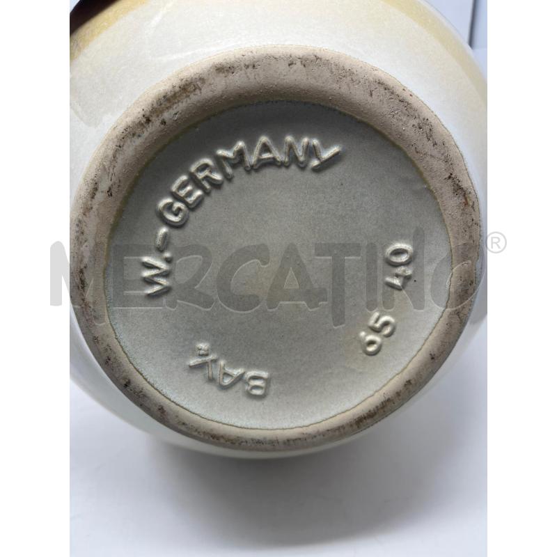 VASO GERMANY MANICO BEIGE FIORI STILIZZATI | Mercatino dell'Usato Roma cinecitta' 3
