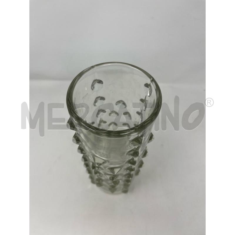 VASO VETRO CILINDRICO ATTR. PAVEL PANEK  | Mercatino dell'Usato Roma cinecitta' 2
