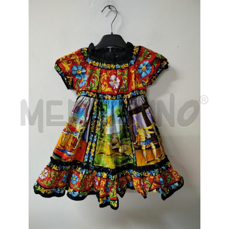 VESTITO BIMBA DOLCE E GABBANA FANT SICILIA | Mercatino dell'Usato Roma cinecitta' 1
