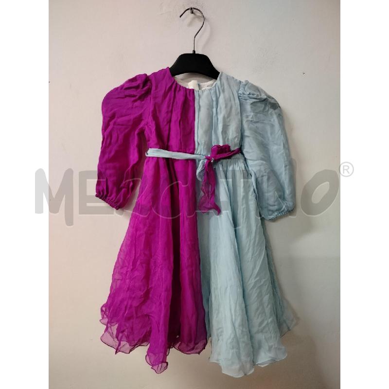 VESTITO BIMBA DOLCE E GABBANA FUCSIA AZZURRA | Mercatino dell'Usato Roma cinecitta' 1