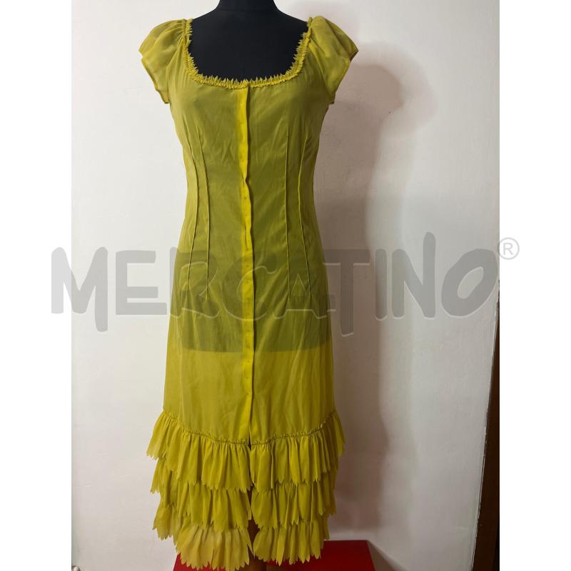 VESTITO DONNA ABERTA FERRETTI GIALINO | Mercatino dell'Usato Roma cinecitta' 1