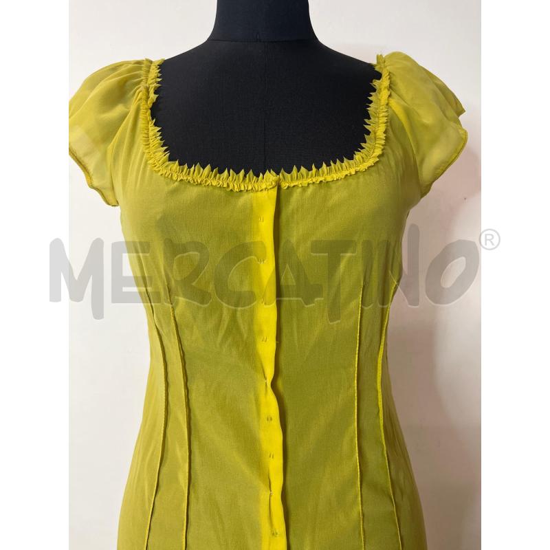 VESTITO DONNA ABERTA FERRETTI GIALINO | Mercatino dell'Usato Roma cinecitta' 2