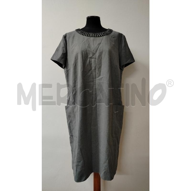 VESTITO DONNA BOSS GRIGIO SC/RIGHE NERE | Mercatino dell'Usato Roma cinecitta' 1