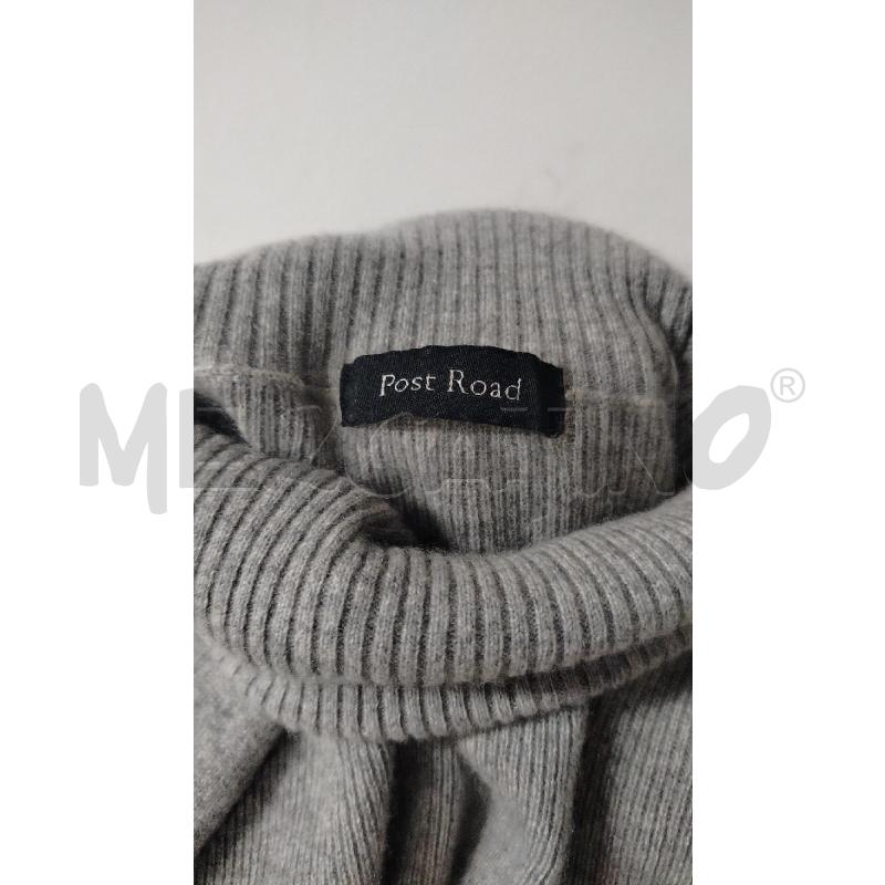 VESTITO DONNA CASHMERE POST ROAD GRIGIO COLLO ALTO | Mercatino dell'Usato Roma cinecitta' 3