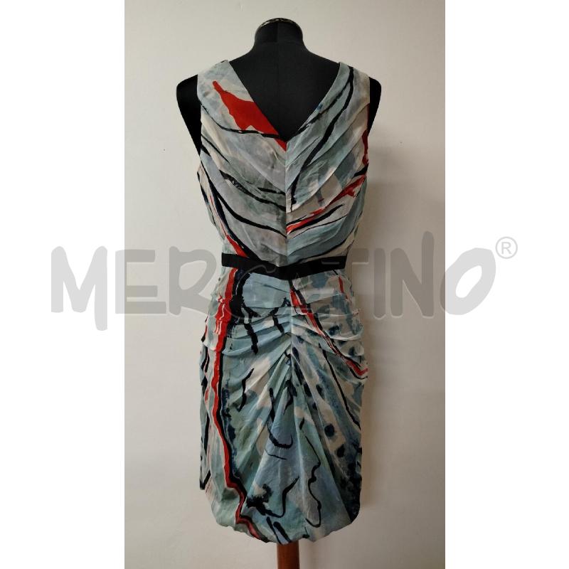 VESTITO DONNA DIANE VON FUSTENBERG AZZURRO ROSSO | Mercatino dell'Usato Roma cinecitta' 2