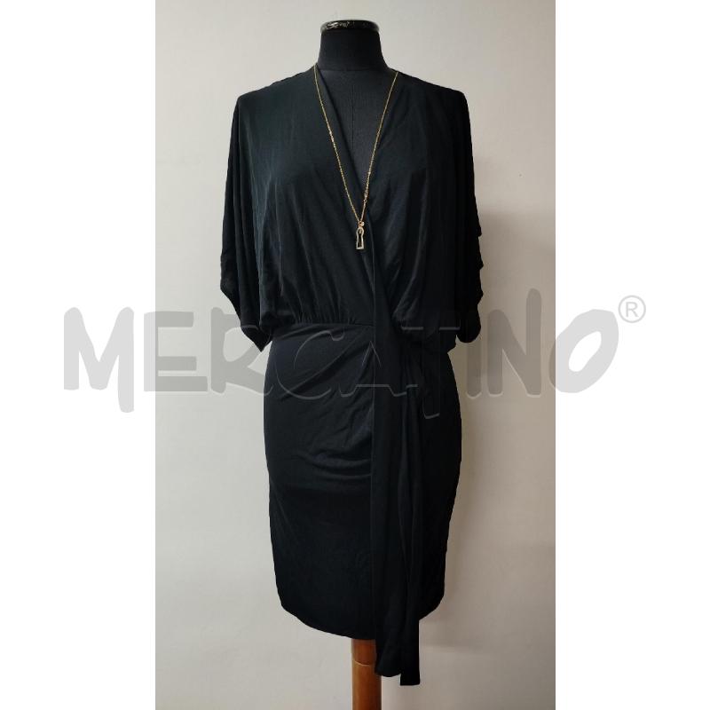 VESTITO DONNA ELISABETTA FRANCHI NERO CATENELLA DORATA | Mercatino dell'Usato Roma cinecitta' 1