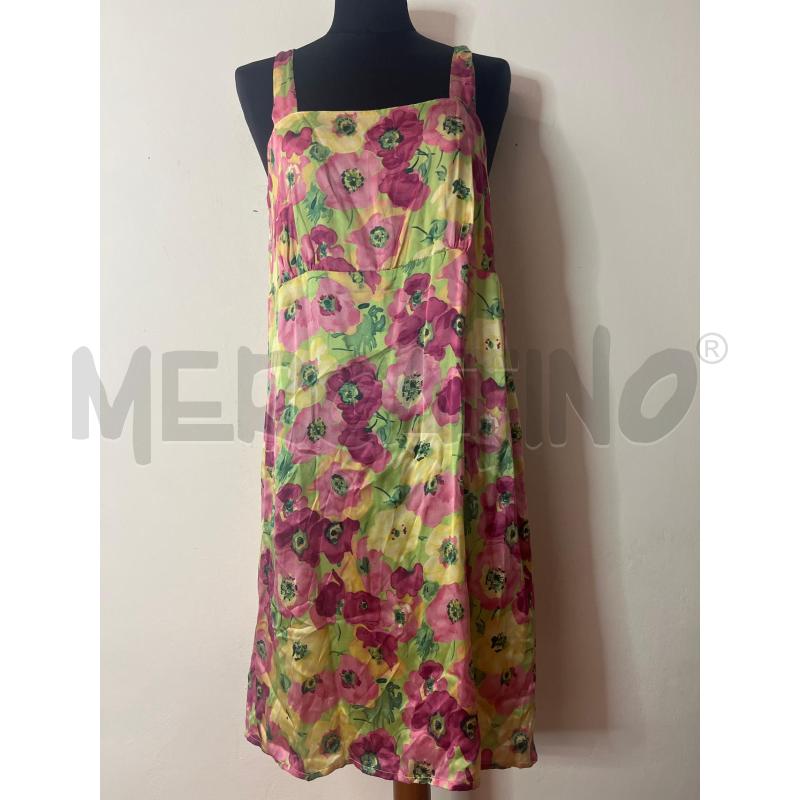 VESTITO DONNA EMANUEL UNGARO VERDE FIORI ROSA GIALL  | Mercatino dell'Usato Roma cinecitta' 1