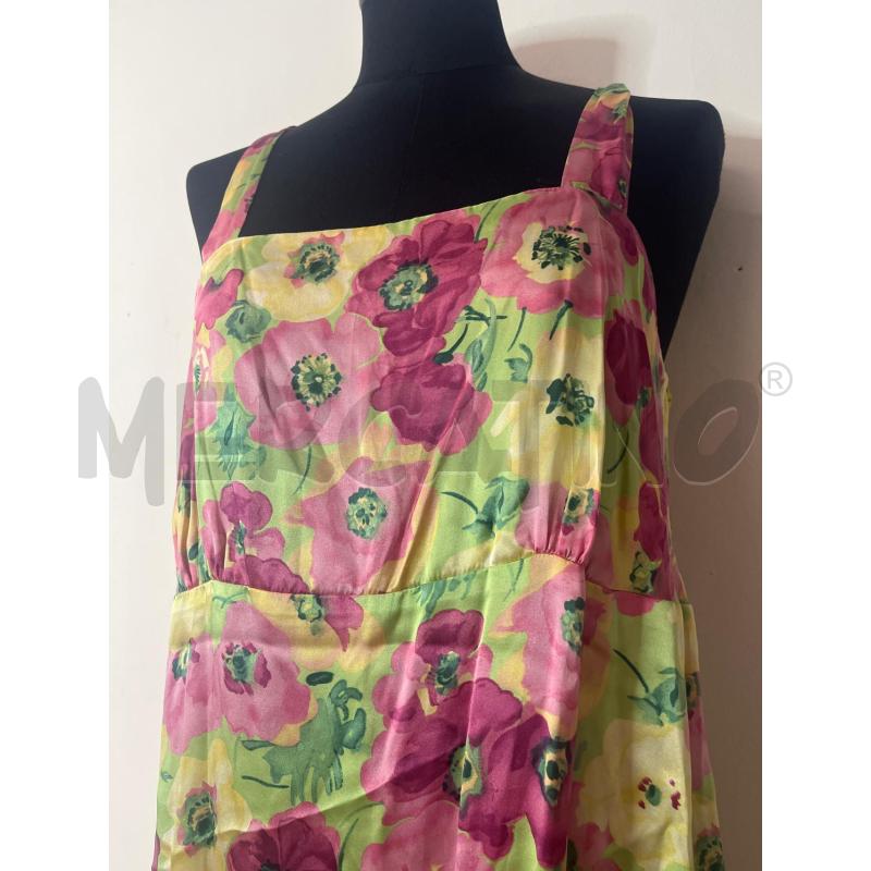 VESTITO DONNA EMANUEL UNGARO VERDE FIORI ROSA GIALL  | Mercatino dell'Usato Roma cinecitta' 2