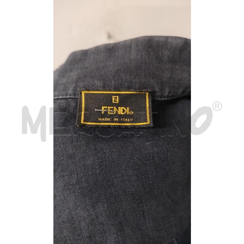 VESTITO DONNA FENDI LINO BOTTONI TRASPARENTI GIALLI | Mercatino dell'Usato Roma cinecitta' 4