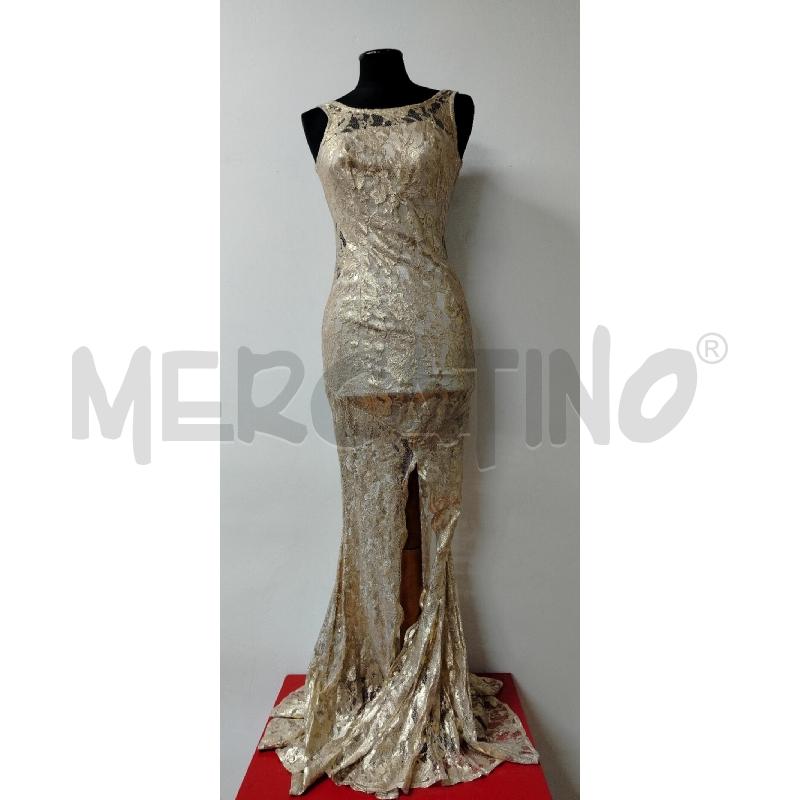 VESTITO DONNA FLAVIO CASTELLANI DORATO FIORI | Mercatino dell'Usato Roma cinecitta' 1