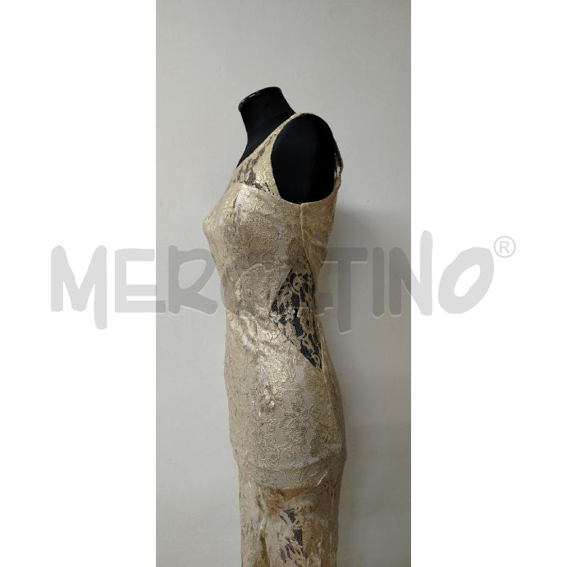 VESTITO DONNA FLAVIO CASTELLANI DORATO FIORI | Mercatino dell'Usato Roma cinecitta' 2