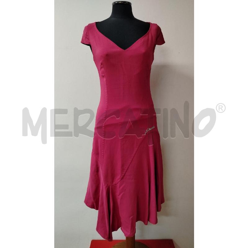 VESTITO DONNA GATTINONI FUCSIA IMPUNTURE VOILANT | Mercatino dell'Usato Roma cinecitta' 1