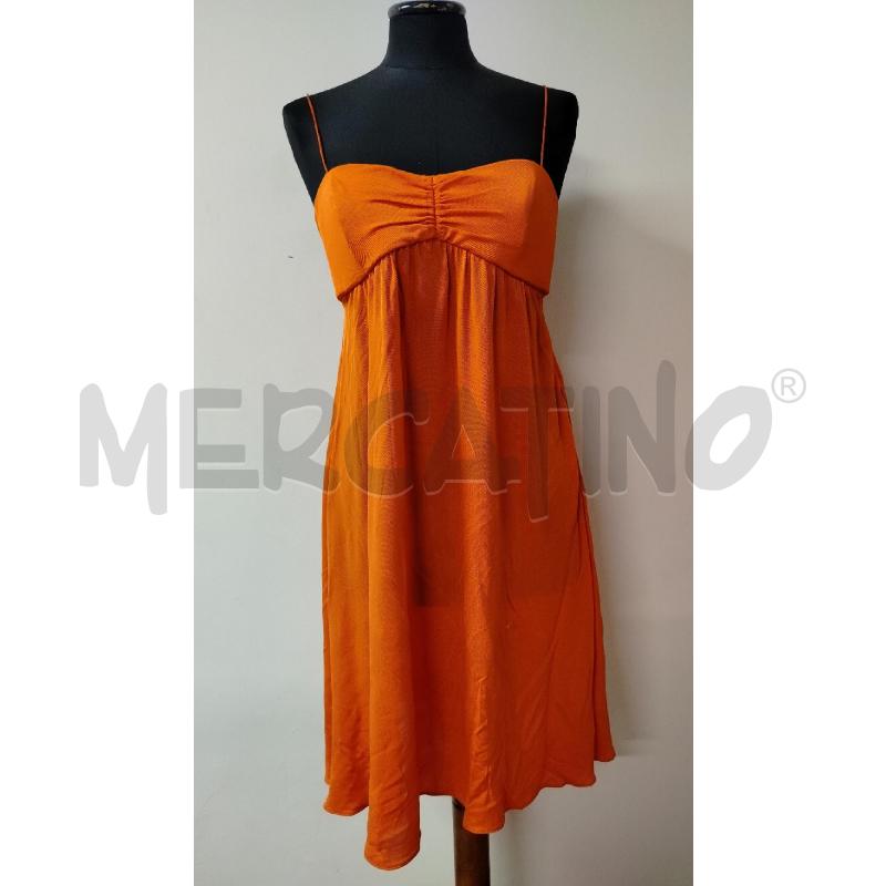 VESTITO DONNA GIORGIO ARMANI ARANCIONEFILI TIRATI | Mercatino dell'Usato Roma cinecitta' 1