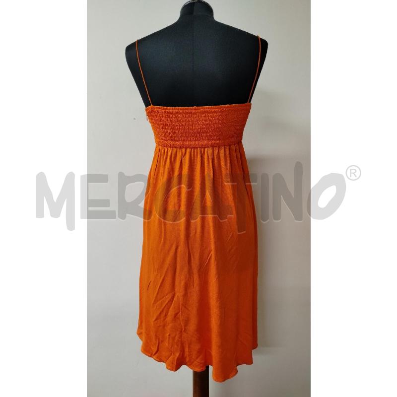 VESTITO DONNA GIORGIO ARMANI ARANCIONEFILI TIRATI | Mercatino dell'Usato Roma cinecitta' 4