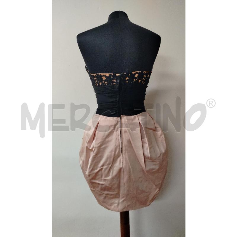 VESTITO DONNA ISABELLE ALLARD ROSA MACRAME NERO | Mercatino dell'Usato Roma cinecitta' 2