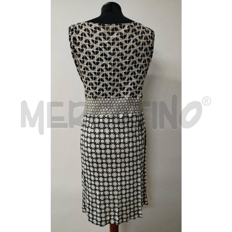 VESTITO DONNA MALIPARMI FIG GEOM BEIGE MARR  | Mercatino dell'Usato Roma cinecitta' 2