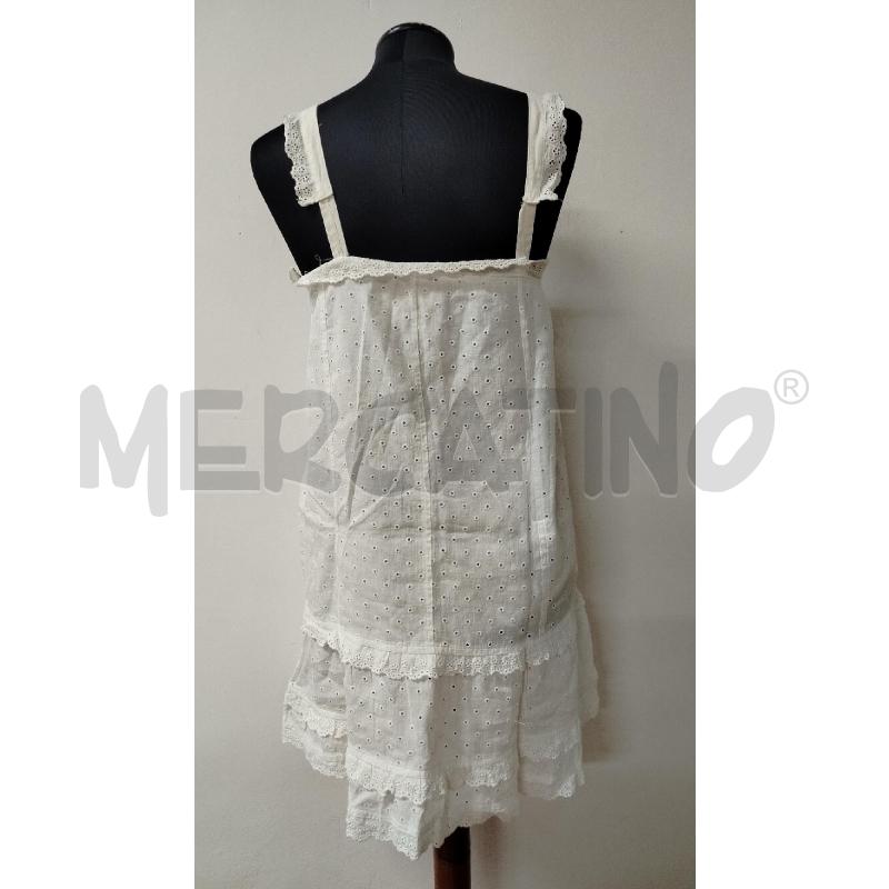 VESTITO DONNA MAXMARA BIANCO LINO SANGALLO | Mercatino dell'Usato Roma cinecitta' 2