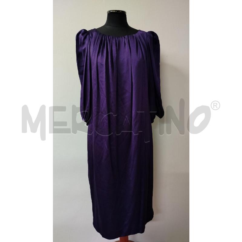 VESTITO DONNA MAXMARA VIOLA MANICHE PALLONCINO | Mercatino dell'Usato Roma cinecitta' 1