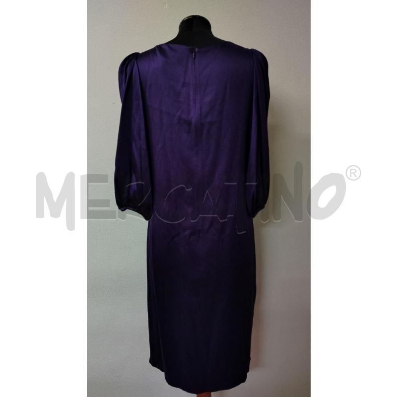 VESTITO DONNA MAXMARA VIOLA MANICHE PALLONCINO | Mercatino dell'Usato Roma cinecitta' 2