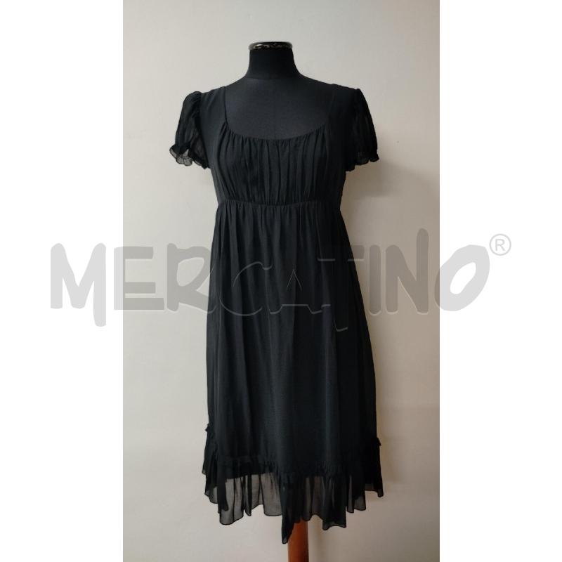 VESTITO DONNA MAX&CO NERO SETA BALZE | Mercatino dell'Usato Roma cinecitta' 1
