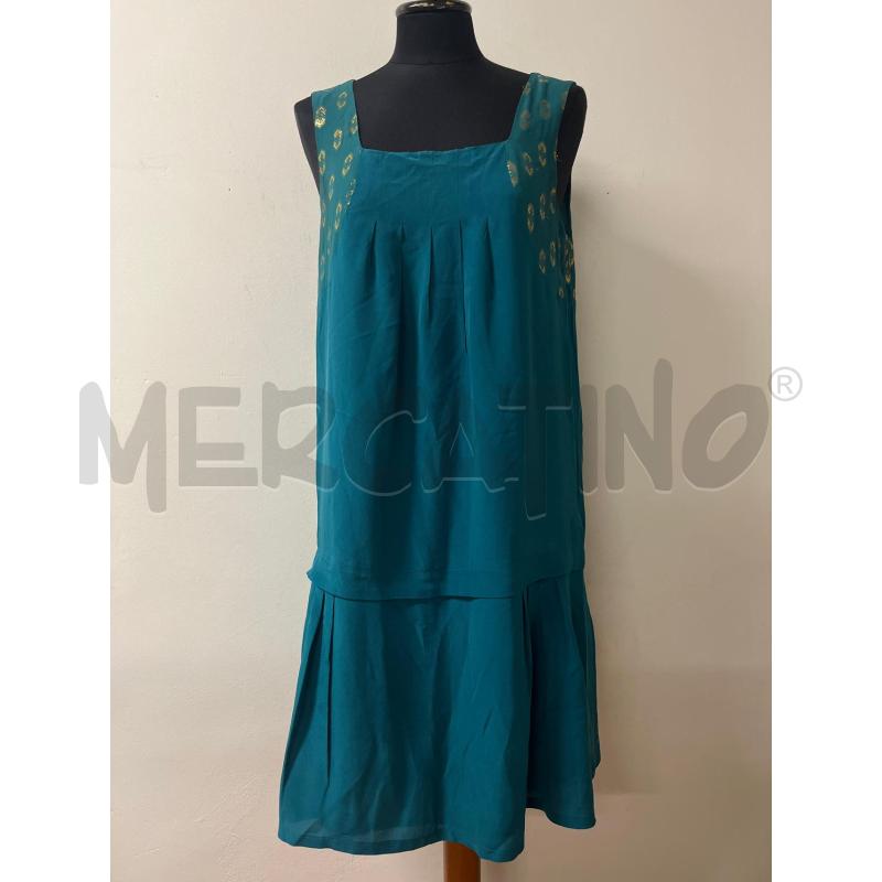 VESTITO DONNA MAX&CO OTTANIO DETT DORATI | Mercatino dell'Usato Roma cinecitta' 1