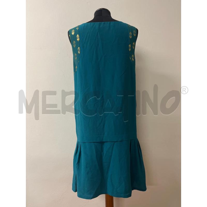 VESTITO DONNA MAX&CO OTTANIO DETT DORATI | Mercatino dell'Usato Roma cinecitta' 2