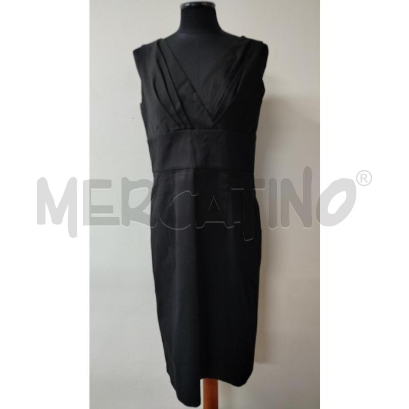 VESTITO DONNA MAX MARA NERO SCOLLO V FASCIA VITA | Mercatino dell'Usato Roma cinecitta' 1