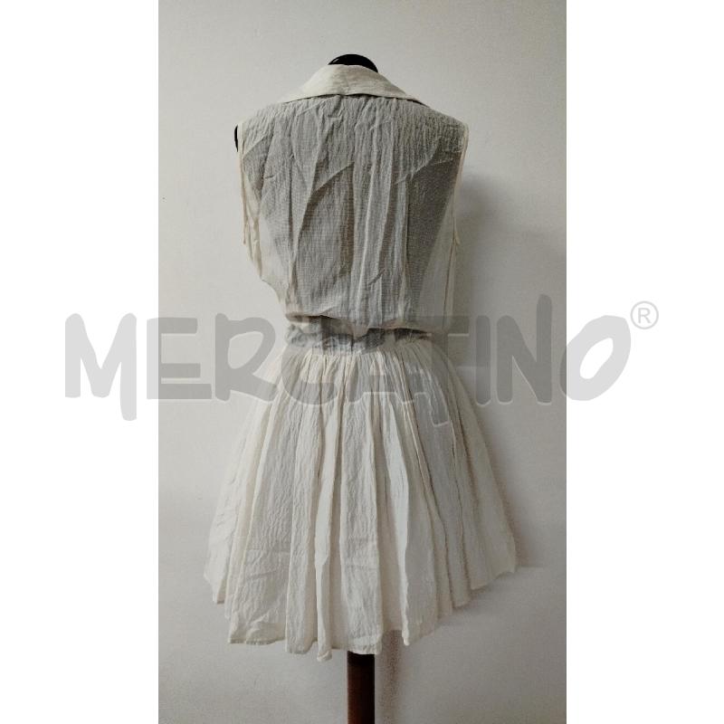 VESTITO DONNA MILA SCHON CREMA SETA  | Mercatino dell'Usato Roma cinecitta' 2